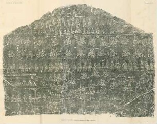 Planche XXXVIII. Troisième et quatième pierrre des bas-reliefs du Hiao T'ang chan
