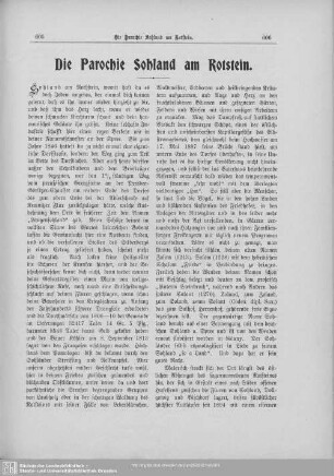 Die Parochie Sohland am Rotstein