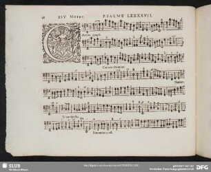 XIV. Cantate Domino canticum novum