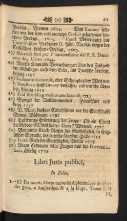 Libri Juris publici,