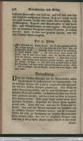 Der 87. Psalm