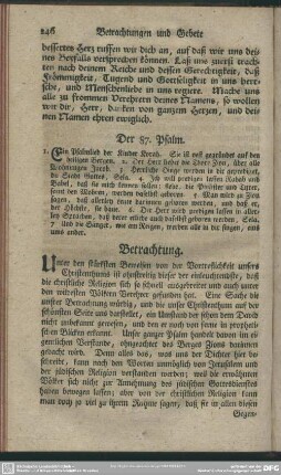 Der 87. Psalm