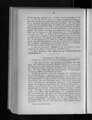 Sitzung am 5. März 1918.