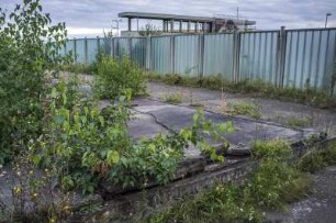 Helmstedt-Marienborm. Ehemals innerdeutscher Grenzübergang an der Autobahn Hannover-Berlin. Jetzt Grenzmuseum.. Teilweise in schäbigem, lieblosen Zustand. 09.2015