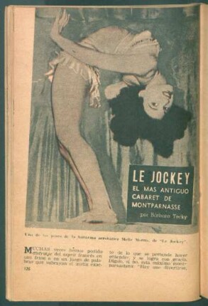 "Le Jockey", el más antiguo cabaret de Montparnasse