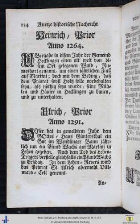 Heinrich (1264) - Heinrich (1345).