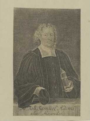 Bildnis des Joh. Samuel Adami