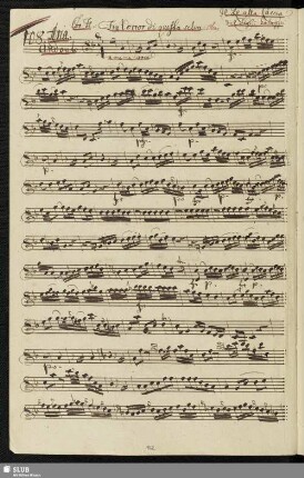 108. Aria: Fra l'orror di questa selva / Galuppi, B.