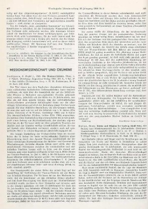 467-468 [Rezension] Podipara, Placid Joseph, Die Thomas-Christen