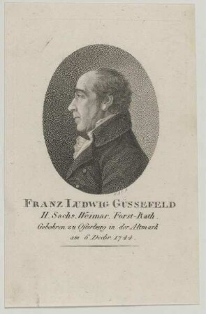 Bildnis des Franz Ludwig Güssefeld