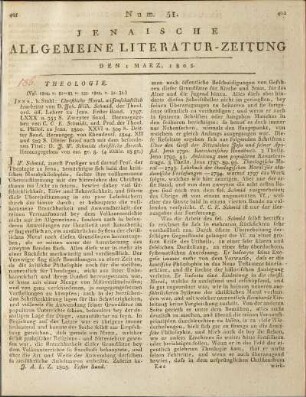 Num. 51. Den 1. März 1805
