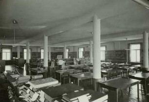 Landesbibliothek, Marienallee : Dresden, Marienallee 12, Sächsische Landesbibliothek, 1. Stock, Lesesaal