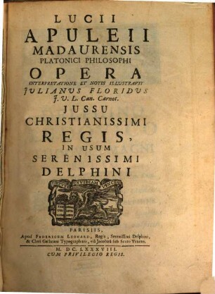 Opera : in usum Delphini
