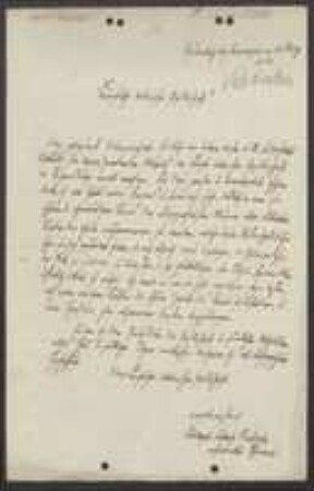 Brief von Christoph Ludwig Köberlin an Regensburgische Botanische Gesellschaft