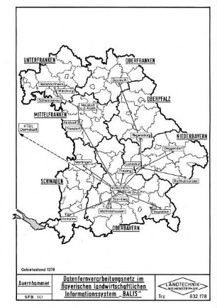 Datenfernverarbeitungsnetz des Bayerischen Landwirtschaftlichen Informationssystem "BALIS"