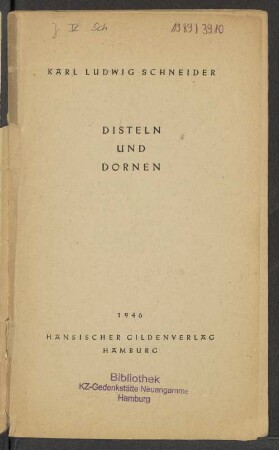 Disteln und Dornen