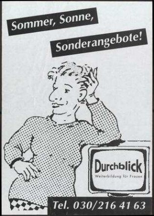 Sommer, Sonne, Sonderangebote