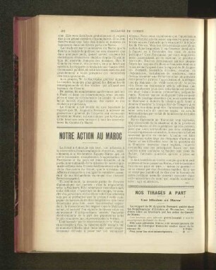Notre Action Au Maroc.