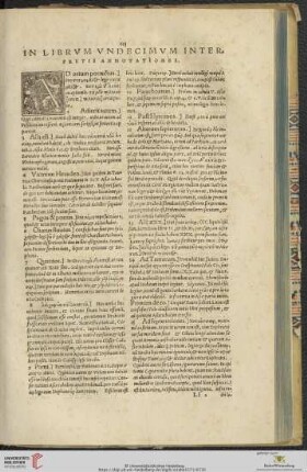 In librvm vndecimvm interpretis annotationes