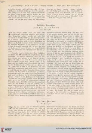 Gottfried Neureuther: geb. 22. Januar 1811 - gest. 12. April 1887