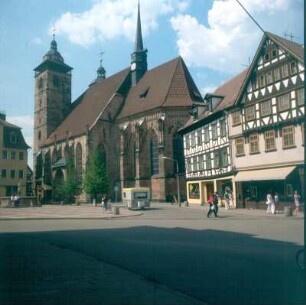 Schmalkalden. Stadtkirche St. Georg (Baubeginn 1437). Ansicht von Südost