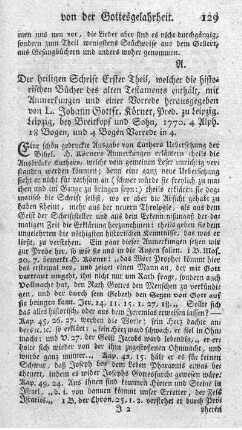 Die heilige Schrift. T.1.