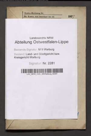 Erblasser: Engemann, Wilhelm: