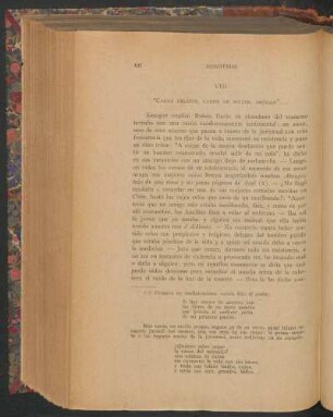 VIII. "Carne celeste, carne de mujer, arcilla"...