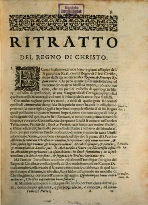 Del Mappamondo Istorico Cioè Ordinata Narrazione Dei Quattro Sommi Imperi Del Mondo Da Nino primo Imperator degli Assirj, sino à Giuseppe Austriaco E Della Monarchia Di Christo Da San Pietro Primo Papa sino à nostri di : Con l'imprese più illustri dell'Istoria antica, e moderna ..., 3,1. Contiene Le Vite De' Pontefici Da San Pietro Sino Ad Innocenzo III