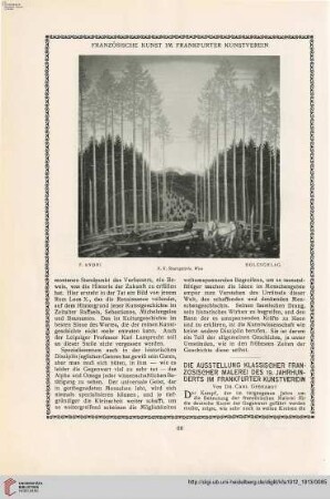 Die Ausstellung klassischer französischer Malerei des 19. Jahrhunderts im Frankfurter Kunstverein