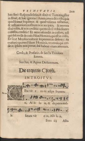 Die corporis Christi.
