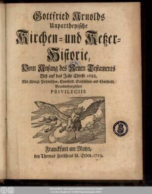 [1/2]: Vom Anfang des Neuen Testaments Biß auf das Jahr Christi 1688