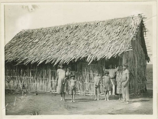 Bakairi-Familie in Simão Lopez