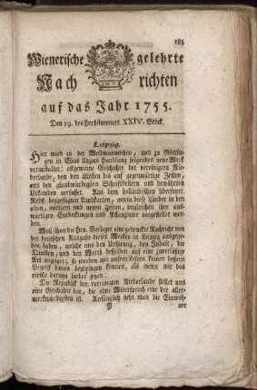 Den 19. des Herbstmonats. XXIV. Stück.