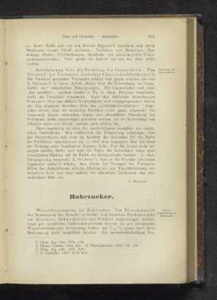 Rohrzucker.
