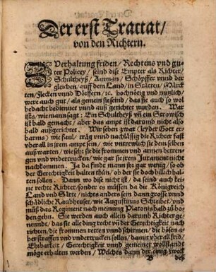 Gerichts-Teuffel : darinn angezeigt und gehandlet wirt, wie unnd in was maßen der leidig Sathan bißweylen Unordnung und Zerrüttung in Gerichten durch die Richter, Cleger ... anrichten thut ...