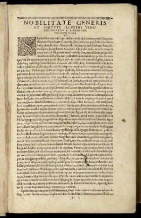Nobilitate Generis Et Virtute Illustri Viro D. Reinhardo A Syckingen [...]