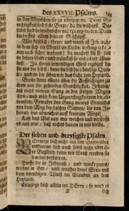 145-156, Der XXXVII. - XXXIX. Psalm