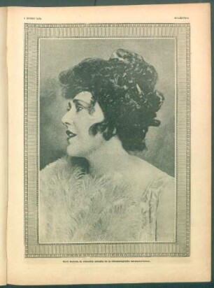 Ruth Roland, la conocida estrella de la cinematografía norteamericana.