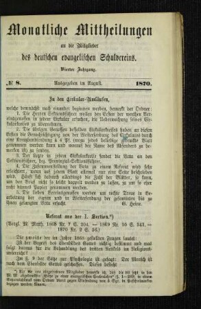 Zu den Cirkular-Umläufen