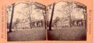 Schloss Corny, Südseite - aus der Serie "Der Deutsche Krieg von 1870. Metz und Umgebung" Bild-Nr 5