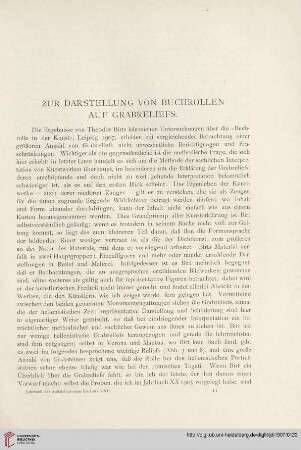 Zur Darstellung von Buchrollen auf Grabreliefs