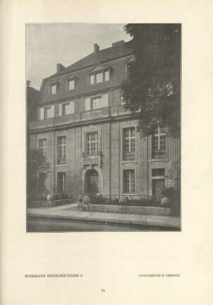 Wohnhaus Bendlerstrasse 6. Fassadenputz in Terrasit