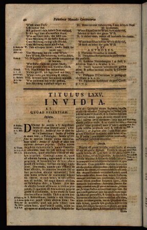 42-60, Titulus LXXV. Invidia.