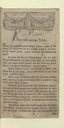 [I. Moralische Erzählungen]