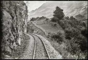Eisenbahnstrecke bei Brünig