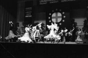 Freiburg: Stadthalle; Europafestival, spanische Tanzgruppe