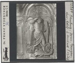 Bamberg, Dom, Ostchor (Georgenchor) : Detail: Hl. Michael
