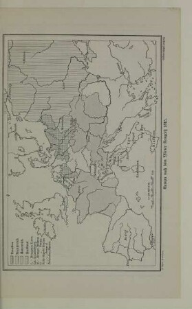 Europa nach dem Wiener Kongreß 1815