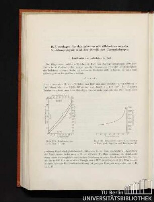Reichweite von α-Teilchen in Luft